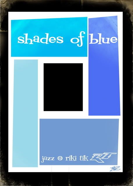shades of blue. shades of lue flyer front
