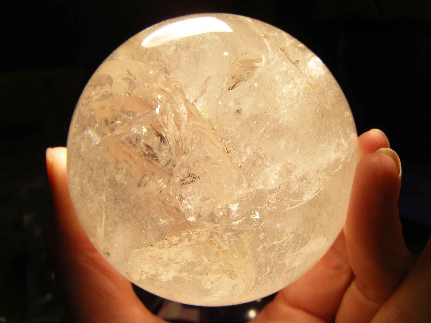 quartz crystal sphere 80mm