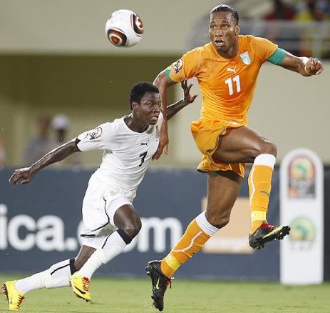 Costa do Marfim está nos 4ª de final ao vencer o Gana