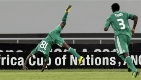Obiina festejava golo e Nigéria conseguia terceiro lugar na CAN 2010
