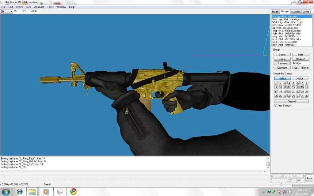 Gold Commando Gun