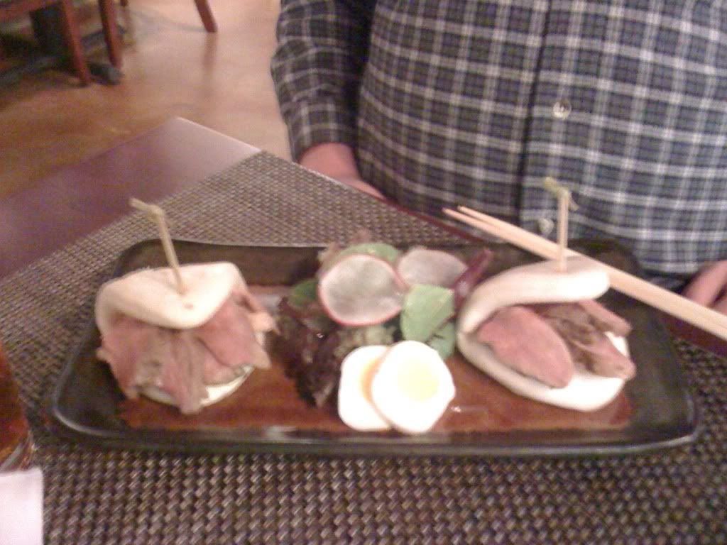 Peking Duck Steamed Buns from Bachi Burger Peking Duck Steamed Buns from Bachi Burger