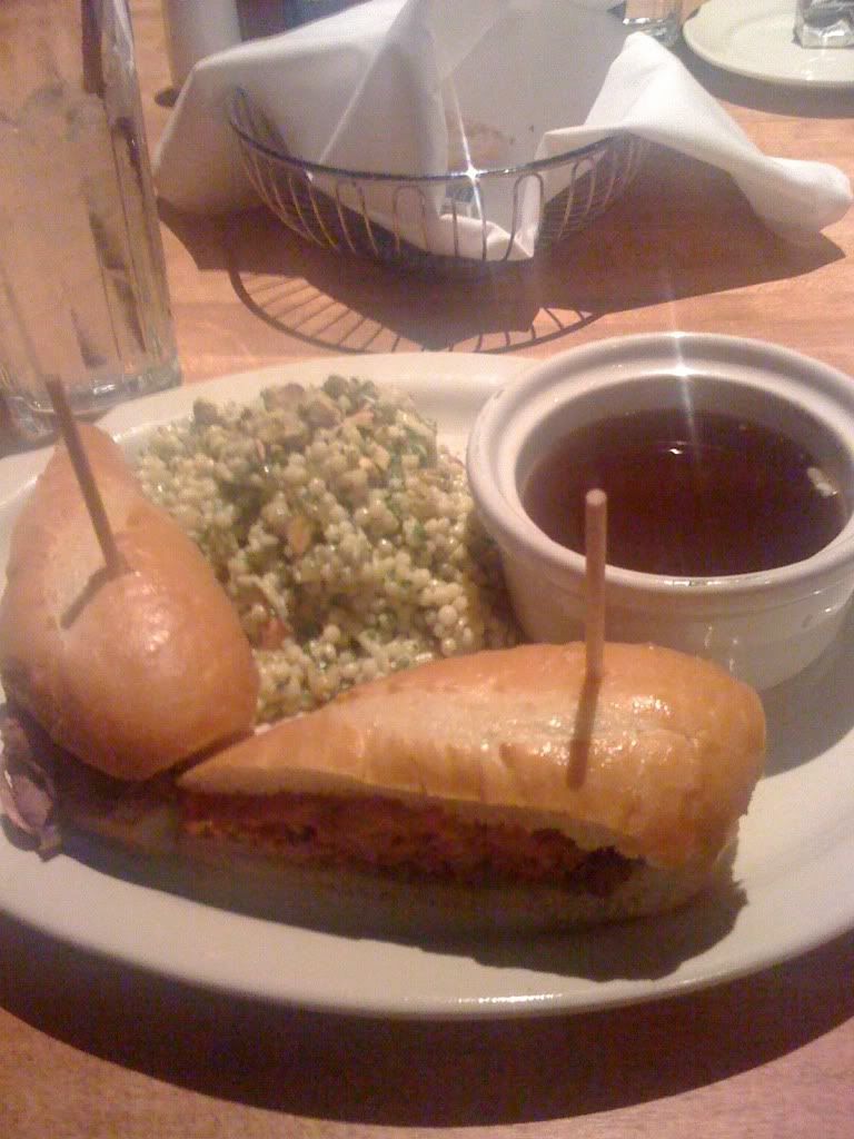 Israeli Couscous with Pistachios (with French Dip) from Black Pepper Grill Israeli Couscous with Pistachios from Black Pepper Grill