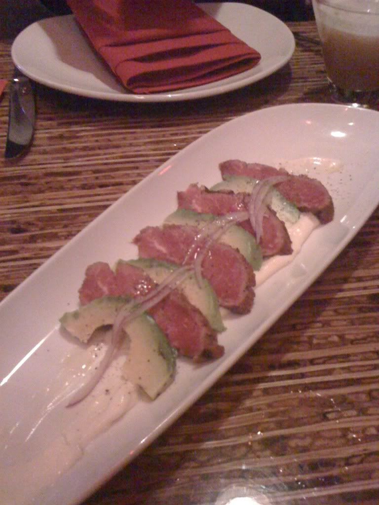 Beef Tenderloin Tiradito from Caña Latin Kitchen & Bar Beef Tenderloin Tiradito from Caña Latin Kitchen & Bar