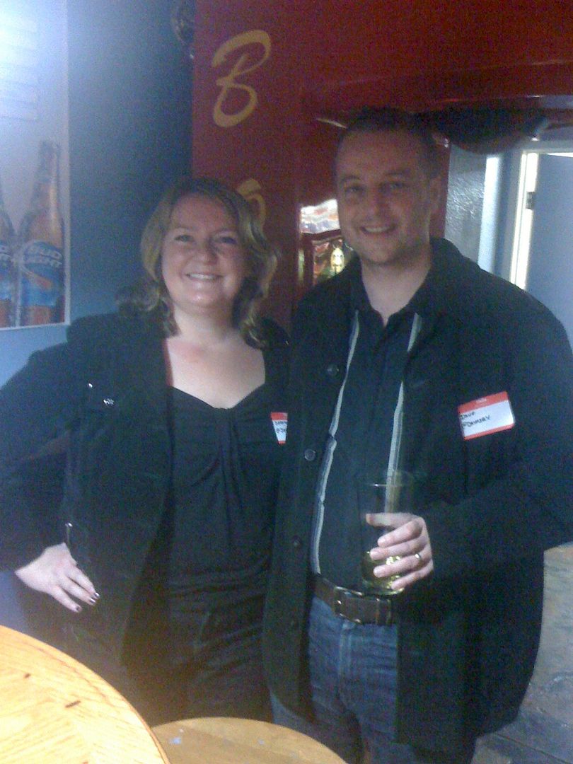 THE JerseyGirlMrsD with JerseyBoyMrD at the Tweetup at Naked City Pizza Shop. From across the globe! THE JerseyGirlMrsD with JerseyBoyMrD at the Tweetup at Naked City Pizza Shop. From across the globe!