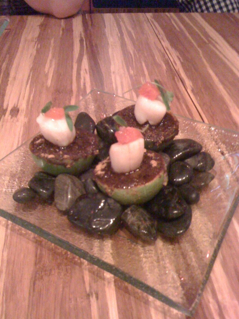 Scallop Ceviche from China Poblano. Art. Scallop Ceviche from China Poblano. Art.