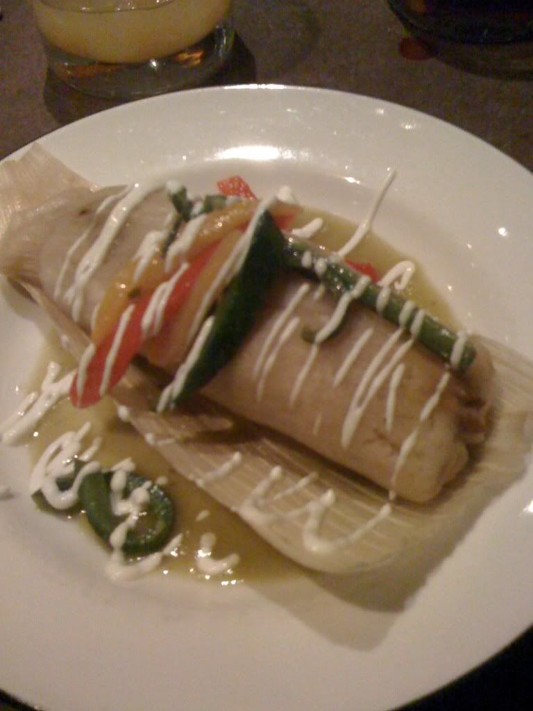 Pork Tamale with Salsa Verde Pork Tamale with Salsa Verde