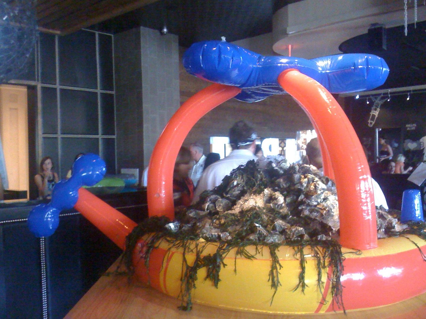 Best Presentation of the Week! Pool of Oysters at First Food and Bar Best Presentation of the Week! Pool of Oysters at First Food and Bar