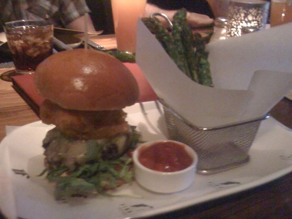 Surf and Turf Burger from First Food and Bar Surf and Turf Burger from First Food and Bar