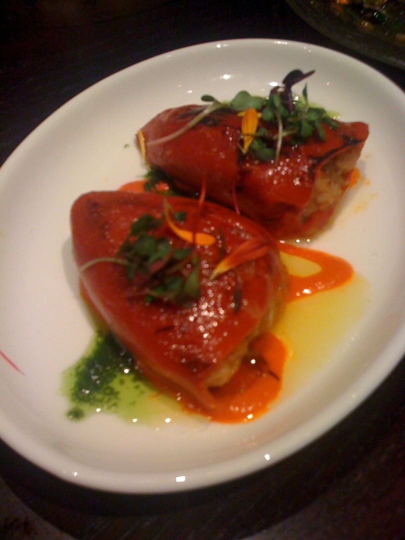 Piquillo Peppers Stuffed With Crabmeat at Jaleo. Now we're talkin'! Piquillo Peppers Stuffed With Crabmeat at Jaleo. Now we're talkin'!
