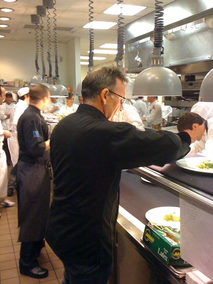 Chefs Rick Moonen and Adam Sobel Making Sure There's No Suckage at the Jean-Louis Palladin Dinner Chefs Rick Moonen and Adam Sobel Making Sure There's No Suckage at the Jean-Louis Palladin Dinner
