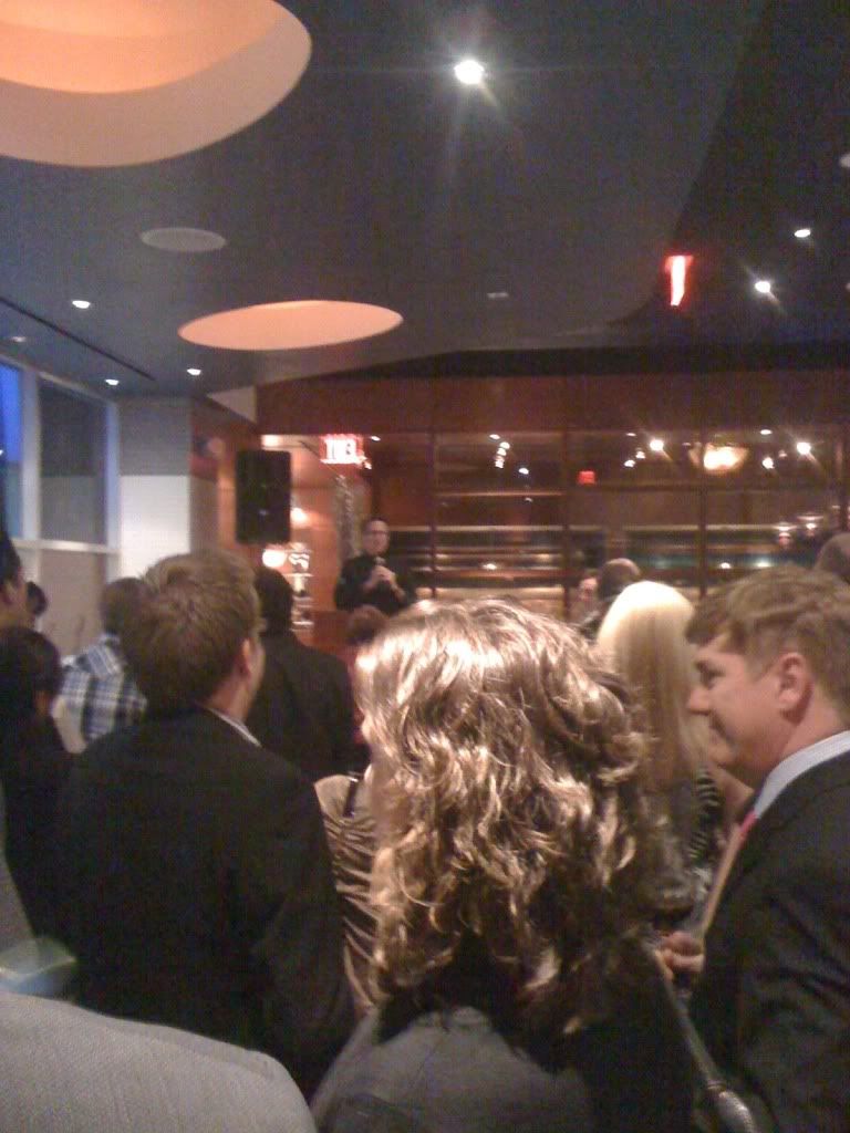 Chef Moonen Speaks to the Crowd