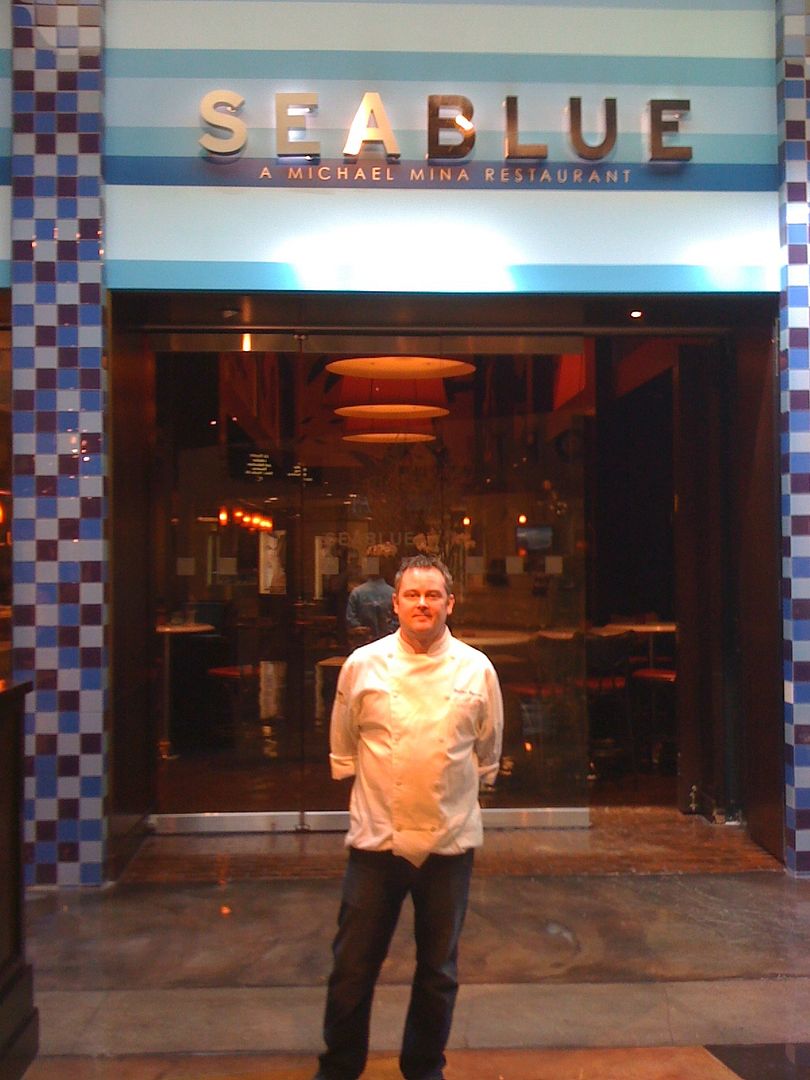 Chef Stephen Hopcraft In Front of HIs Home Turf, Seablue Chef Stephen Hopcraft In Front of HIs Home Turf, Seablue