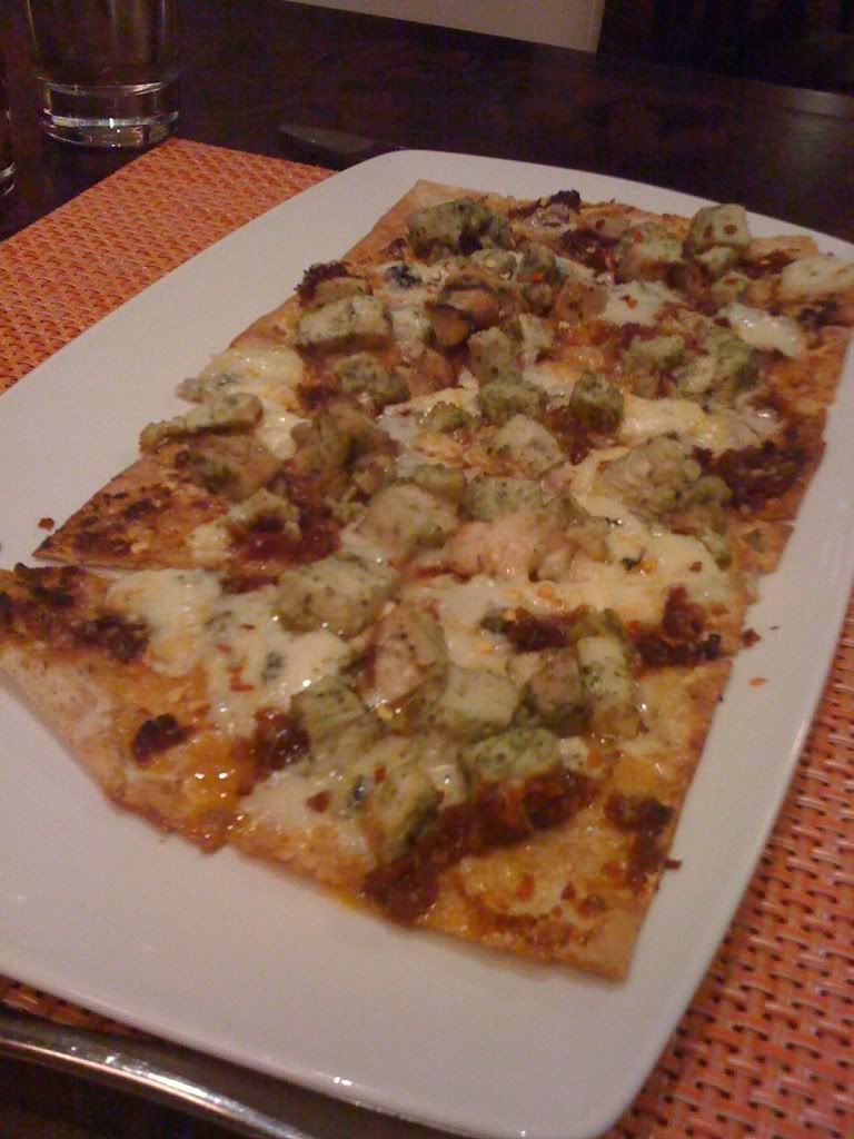 Herbed Chicken Flatbread from Timpano Tavern Herbed Chicken Flatbread from Timpano Tavern