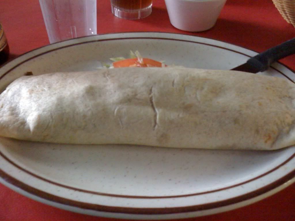 The Don Jesus Burrito from Serrano's in Three River, CA The Don Jesus Burrito from Serrano's in Three River, CA