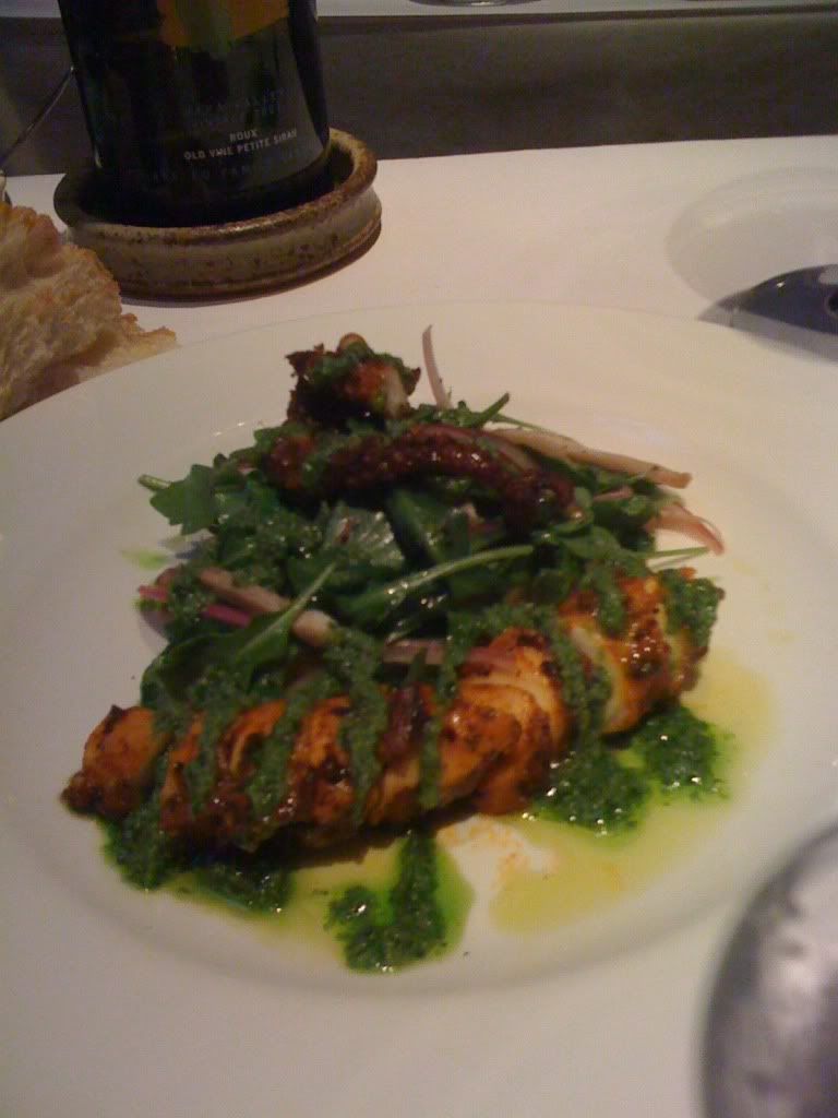 Wood Grilled Octopus from Bottega in Yountville, CA Wood Grilled Octopus from Bottega in Yountville, CA