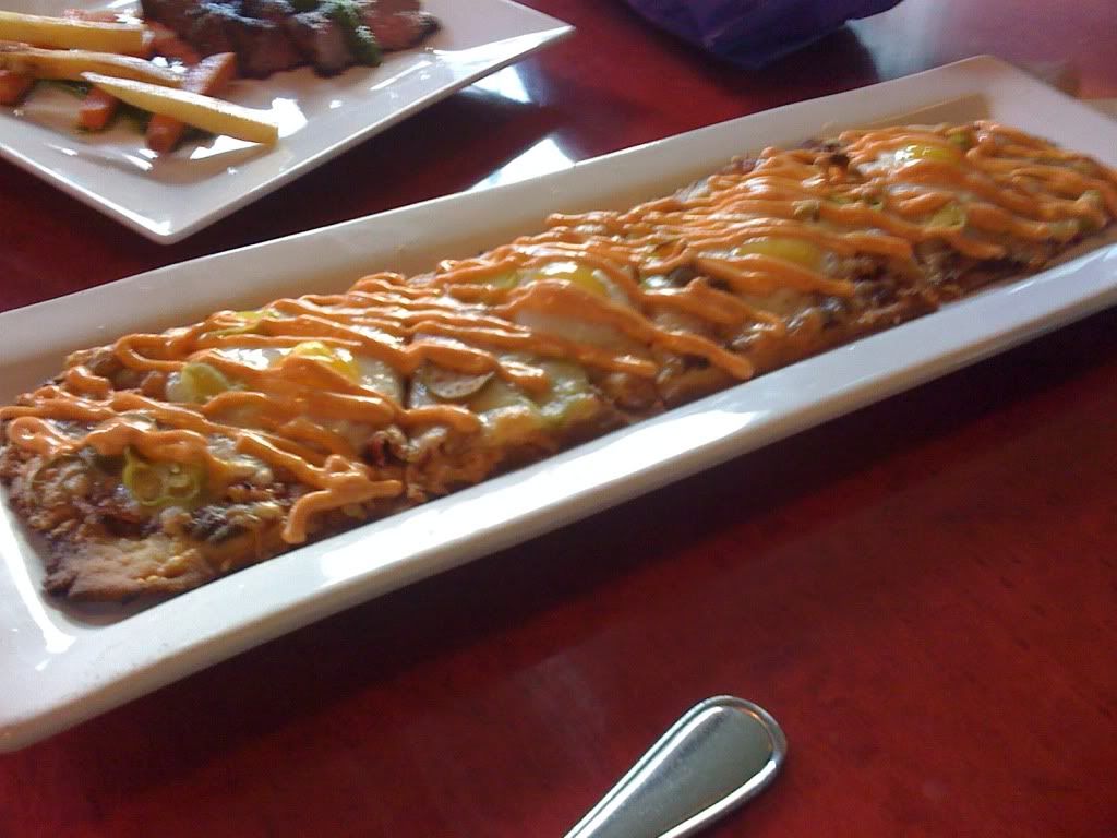 Spectacular Flatbread from The Thirsty Bear Spectacular Flatbread from The Thirsty Bear