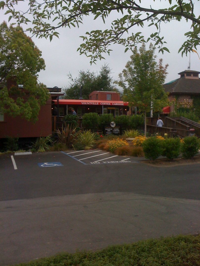 The Yountville Coffee Caboose, attached to the Napa Valley Railway Inn The Yountville Coffee Caboose, attached to the Napa Valley Railway Inn