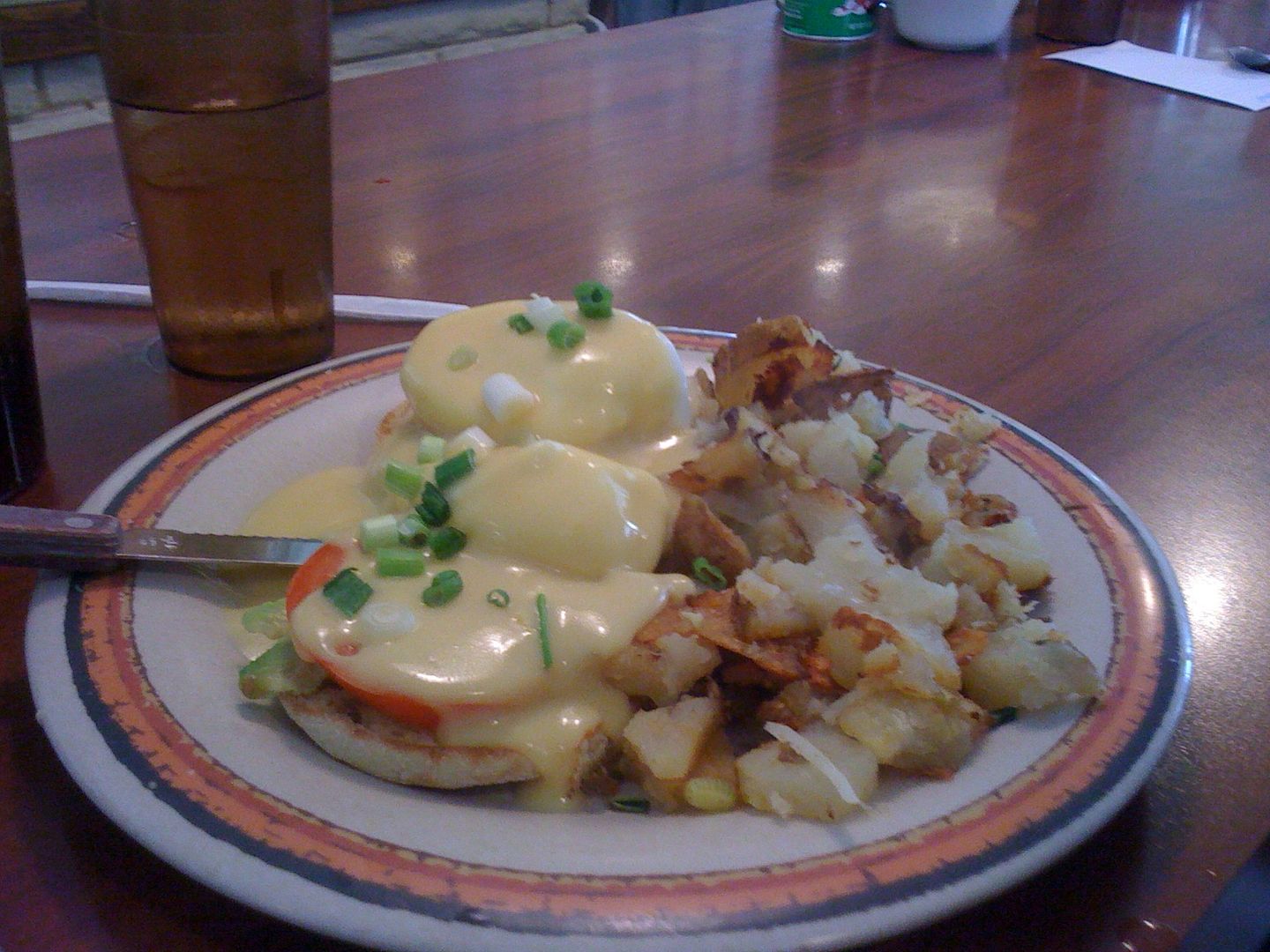 Might as well call this Styrofoam Benedict. Awful. Might as well call this Styrofoam Benedict. Awful.
