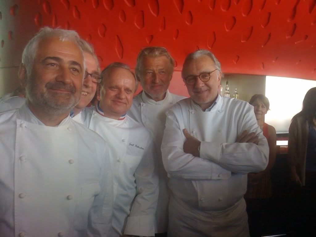 From L-R: Guy Savoy, Jean Joho, Joël Robuchon, Pierre Gagnaire & Alain Ducasse From L-R: Guy Savoy, Jean Joho, Joël Robuchon, Pierre Gagnaire & Alain Ducasse