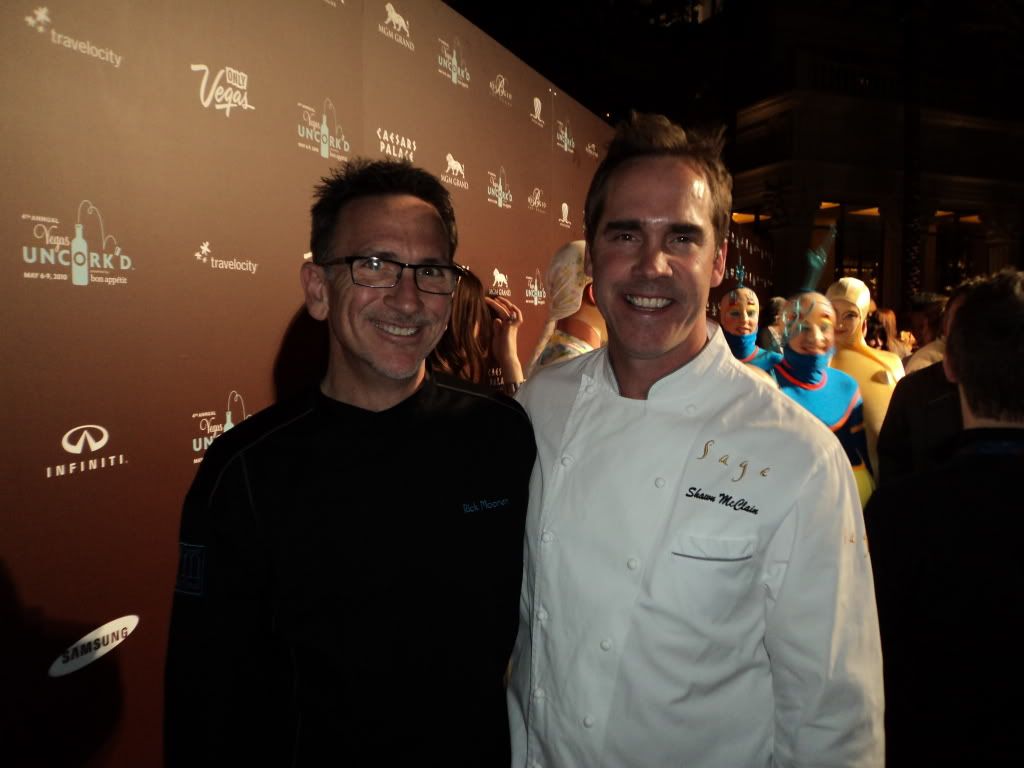 Rick Moonen of RM Seafood and Shawn McClain of Sage Rick Moonen of RM Seafood and Shawn McClain of Sage