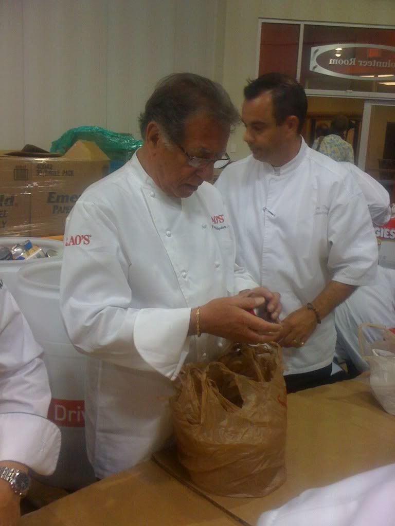 Frank Pellegrino Inspecting a Can of SpaghettiO's at Three Square Frank Pellegrino Inspecting a Can of SpaghettiO's at Three Square