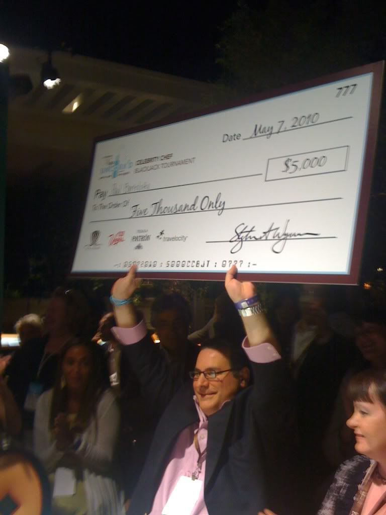 Three Time Winner of Vegas Uncork'd Celebrity Chef Blackjack Tournament, Paul Bartolotta Three Time Winner of Vegas Uncork'd Celebrity Chef Blackjack Tournament, Paul Bartolotta