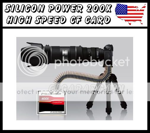 SILICON POWER 4GB COMPACT FLASH CARD 200x HIGH SPEED CF  