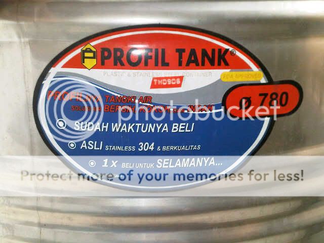 JUAL Tangki air rumah ANTI LUMUT MERK PROFIL TANK PS 550 