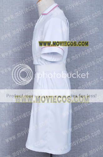 Batman Joker White Nurse Costume Uniform Coat Jacket Tailor Made Free
